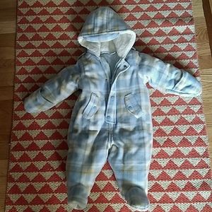 Baby warm fleece bunting 3-6 months